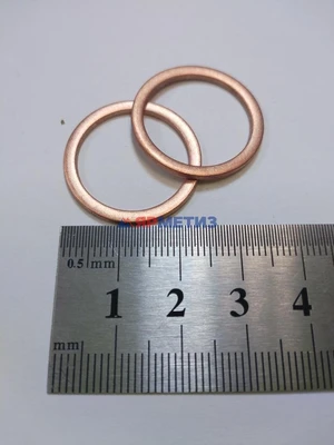 Шайба 20х24х1,5мм меднаяфото1