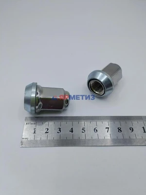 Гайка 14х1,5х35(37)мм хром закрытая, подстроечный конус (ключ 19мм) арт. 801448 PCDфото