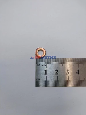 Шайба 5х10х1,5мм меднаяфото