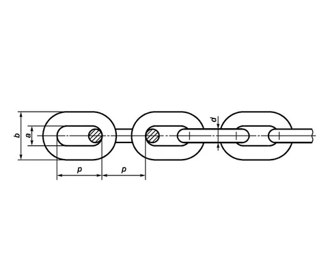 Цепь 9х27мм А1 калиброванная, класс 3Схема