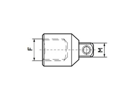 Переходник 1/2"-3/4" Дело Техники арт. 629540Схема
