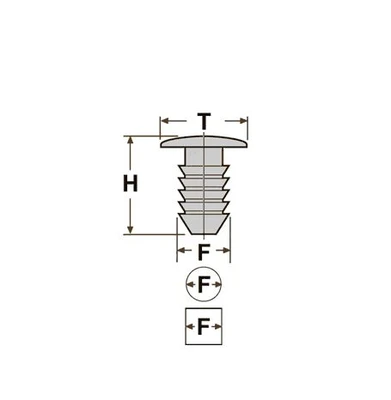 Клипса №68 (YT0145)Схема