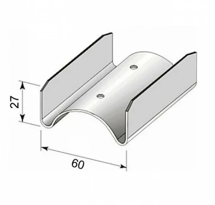 Удлинитель профиля 60х27ммСхема