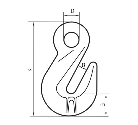 Крюк 1,12тн укорачивающийСхема