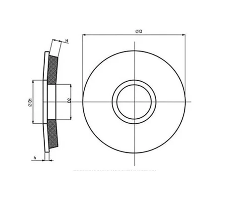 Шайба кровельная с резиновой прокладкой 6,2х16мм, нержавеющая сталь А-2Схема