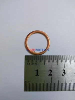 Шайба 16х20х1мм меднаяфото