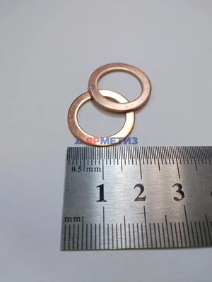 Шайба 14х20х1мм медная (6316)фото1