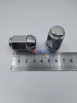 Гайка 12х1,25х35мм колеса конус закрытая хром (ключ 19мм) арт. 801444 Cr (307/1)фото1