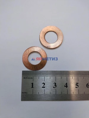 Шайба 12х23х1мм медная (556/1)фото