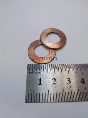 Шайба 12х23х1мм медная (556/1)фото1