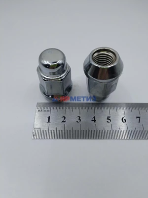 Гайка 12х1,5х35мм колеса колпачковая конус, (ключ 19мм) хром арт. 401445 Cr (307/7)фото1