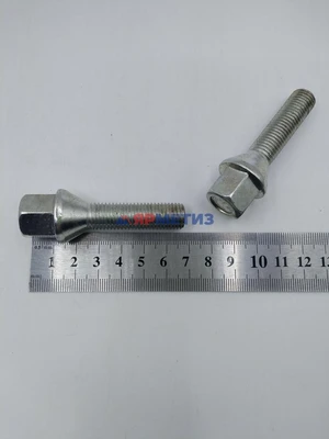 Болт колесный 12х1,5х40мм конус цинк ключ 17мм (64/2) арт. 075157 Zфото1