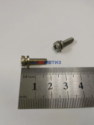 Винт 4х15мм с гровером карбюратора арт. 21010-1107892-018фото