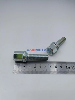 Болт колесный 12х1,5х40мм сфера цинк ключ 17мм арт. 085157 Z (64/8)фото