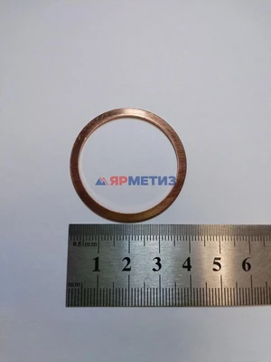Шайба 34мм медная (561/2)фото