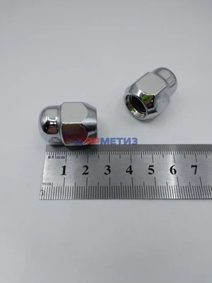 Гайка 12х1,5х25мм колеса закрытая конус, (ключ 19мм) арт. 601145 Cr (307/857)фото