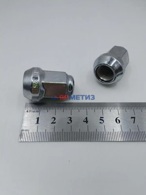 Гайка 12х1,25х34мм колеса закрытая конус (ключ 17мм) арт. 311344 Cr (307/13)фото