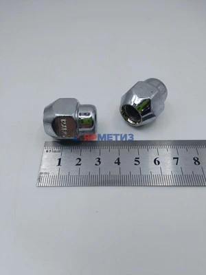 Гайка 12х1,25х27мм (ключ 21мм), конус закрытая (1206S)фото