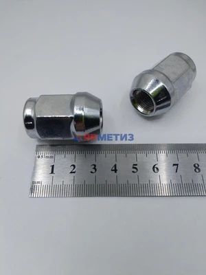 Гайка 12х1,25х35мм (ключ 21мм), конус закрытая (1706)фото1