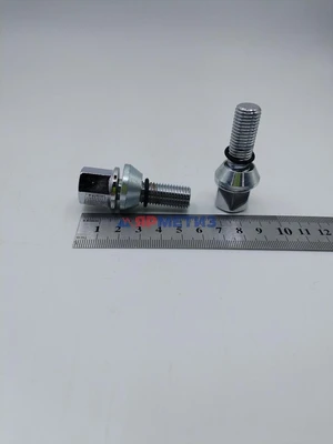 Болт 12х1,5х28мм хром подстроечный конус +/-1 мм ключ 17мм (175110 PCD)фото