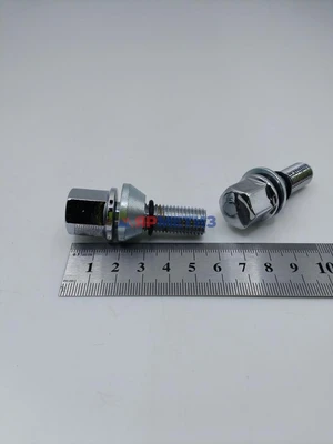 Болт 12х1,5х28мм хром подстроечный конус +/-1 мм ключ 17мм (175110 PCD)фото1