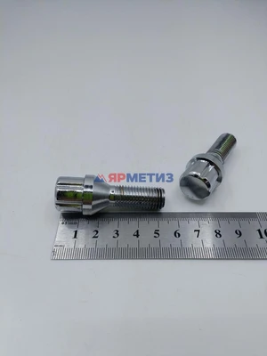 Болт колесный 12х1,5х28мм хром 6 Spline конус специальный ключ 20мм арт. 175110 SD Crфото