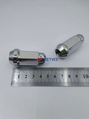 Гайка 12х1,25х48мм хром конус закрытая (ключ 19мм) арт. 411944-Сrфото