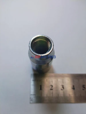 Гайка 12х1,5х38мм внутр. шестигранник конус цинк с направляющей, носиком 16мм арт. 206645ET Zфото