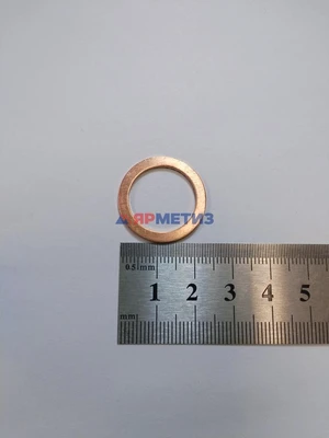 Шайба 18х24х1,5мм меднаяфото