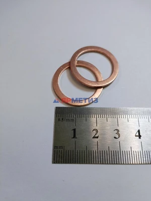Шайба 20х26х1,5мм меднаяфото1