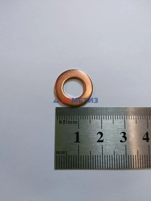 Шайба 9х18х1,5мм меднаяфото