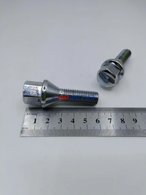 Болт колесный 12х1,5х33мм конус хром ключ 17мм арт. 175133 Crфото1