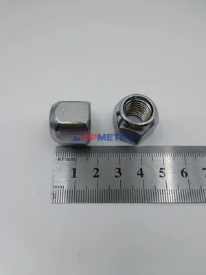 Гайка 12х1,5х17мм хром конус открытая, (ключ 19мм) арт. 600045-Crфото1