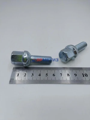 Болт колесный 12х1,5х30мм сфера цинк ключ 17мм арт. 085117 Zфото1