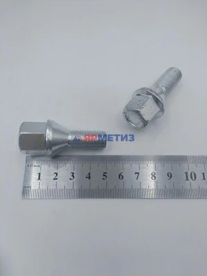 Болт колесный 12х1,5х22мм конус цинк ключ 17мм арт. 075086 Zфото