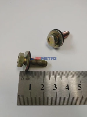 Винт 6х20мм с шайбой (8689)фото