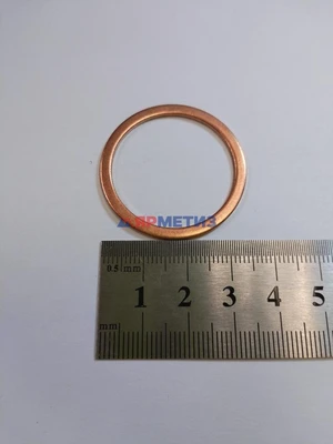 Шайба 14х20х3мм меднаяфото1