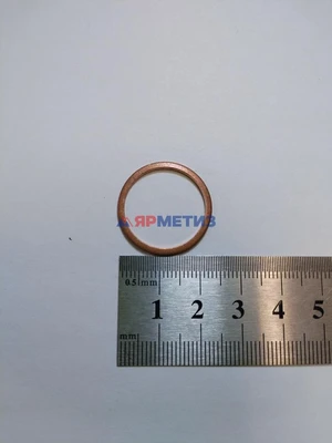 Шайба 20мм медная узкаяфото