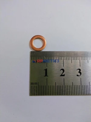 Шайба 6х10х1мм меднаяфото
