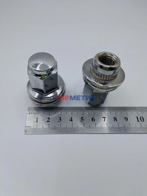 Гайка 14х1,5х47мм прессшайба Toyota LC100,200 Lexus 570, 22мм хром арт. 734848 Crфото1