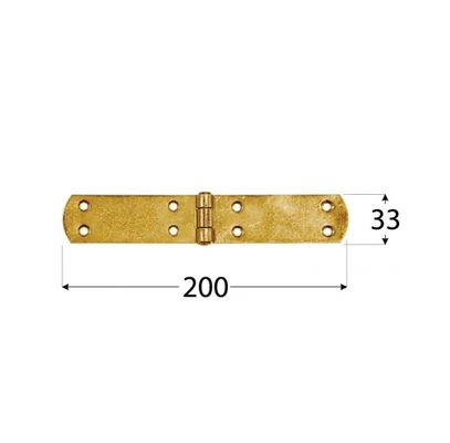 Петля 200х33мм французская DMX 8075схема