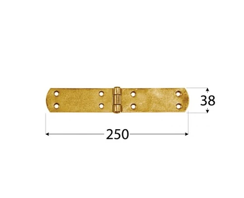 Петля 250х38мм французская DMX 8076схема