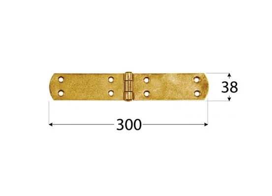Петля 300х38мм французская DMX 8077схема