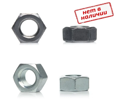 Гайка М14 ГОСТ 5915-70 шестигранная, класс прочности 8.8, оцинкованная сталь