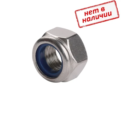 Гайка М16 DIN 982 шестигранная самоконтрящаяся, оцинкованная