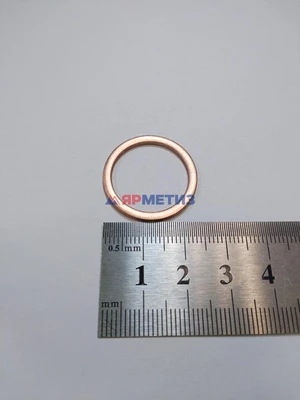 Шайба 20х24х1,5мм медная