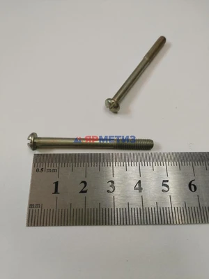 Винт 4х45мм с полукруглой головой шлиц