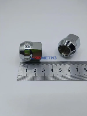 Гайка 14х1,5х25мм конус открытая (ключ 21мм) арт. JN-222