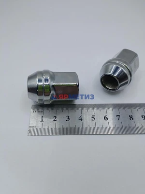 Гайка 14х1,5х38мм колеса хром конус закрытая (ключ 22мм), Cadillac арт. CD1348 Cr