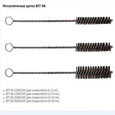 Металлическая щетка BIT-SB 18/80/300 (d 16-20мм)